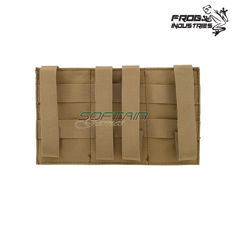 Tasca tripla elastica M4/M16 COYOTE Frog Industries® (fi-m51613042-tan)