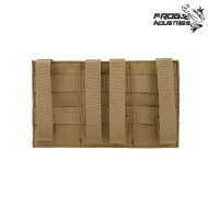 Tasca tripla elastica M4/M16 COYOTE Frog Industries® (fi-m51613042-tan)