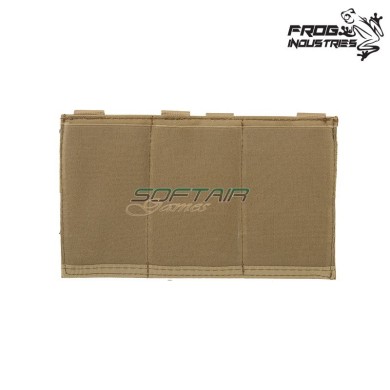 Tasca tripla elastica M4/M16 COYOTE Frog Industries® (fi-m51613042-tan)
