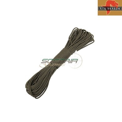 Paracord in Nylon da 30 metri Military Green Big Dragon (bd7937g)