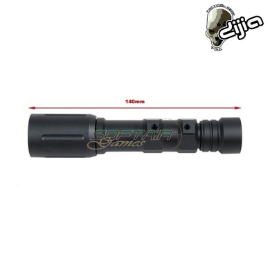 Flashlight PLHv2 Long BLACK Mod Style TMC by DIJIA (sg-sd-089-bk)