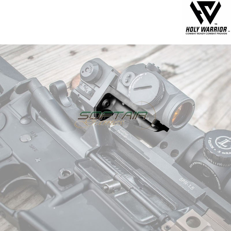 Red dot adapter mount T1/H1 dk. style NERO holy warrior (hwr-150-bk)