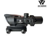 Scope 4X ACOG TA31 RED fiber mod.2 BLACK holy warrior (hwr-49-bk)