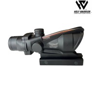 Scope 4X ACOG TA31 RED fiber mod.2 BLACK holy warrior (hwr-49-bk)