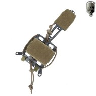 Tasca battery frame G. type per elmetti velcrata COYOTE BROWN tmc (tmc3505-cb)