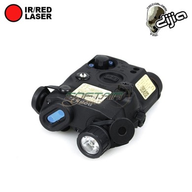 PEQ LA5-C UHP RED Laser/IR Laser BLACK by DIJIA (tmc-dj2022003-bk)