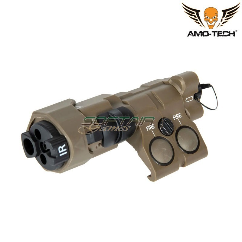 MAWL-C1 Porta batteria DARK EARTH Dummy Amo-tech® (amt-036406-de)