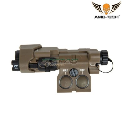 MAWL-C1 Porta batteria DARK EARTH Dummy Amo-tech® (amt-036406-de)
