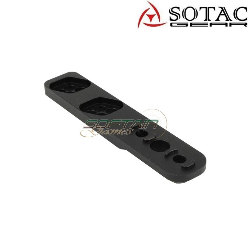 Compact Scout Light Rail Mount BLACK per M300/M600 Sotac (sg-jq-0078-bk)