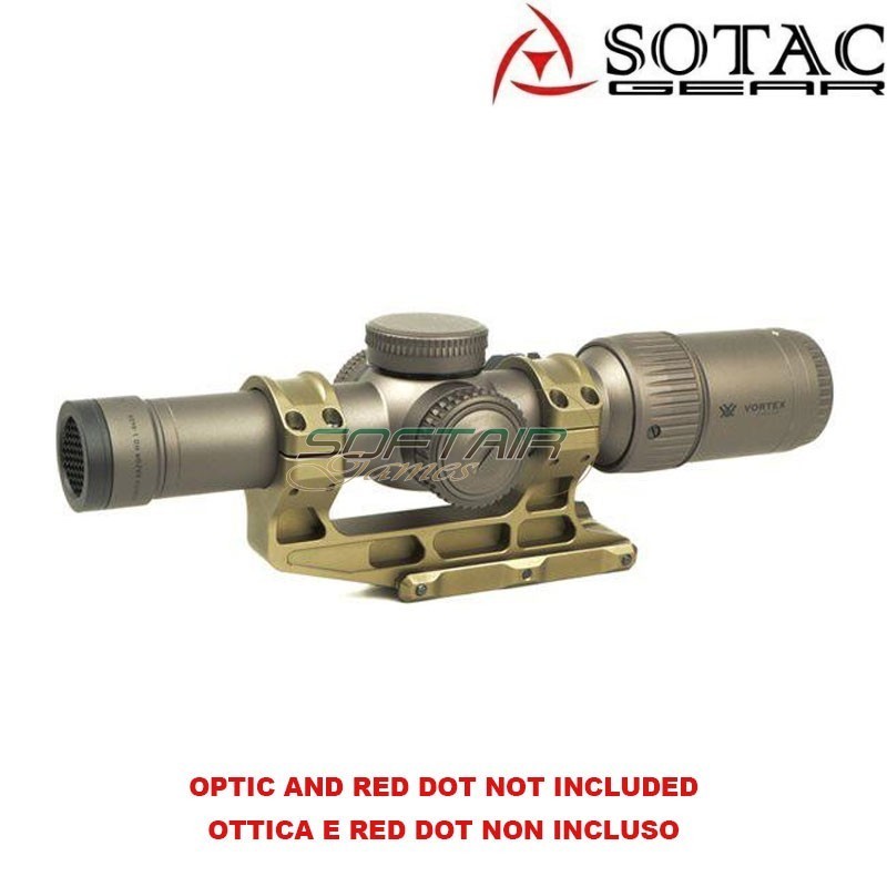 Mount for scope UNT. style 1.93" and mount RMR DARK EARTH Sotac (sg-dh-0562-de)