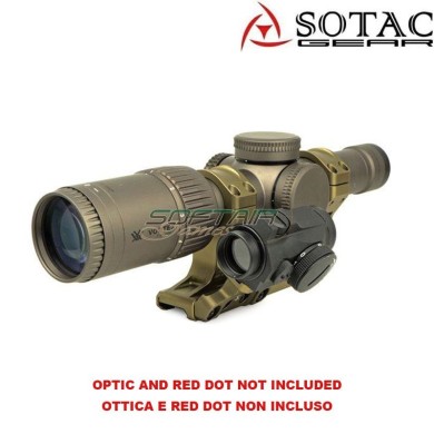 Mount per ottica UNT. style 1.93" e mount RMR BLACK Sotac (sg-dh-0562-bk)