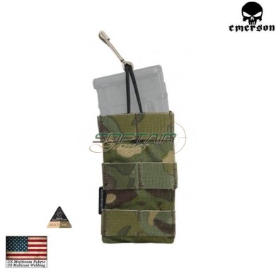 Single 5.56 Open Top Magazine Pouch MULTICAM TROPIC Emerson (em6353mctp)