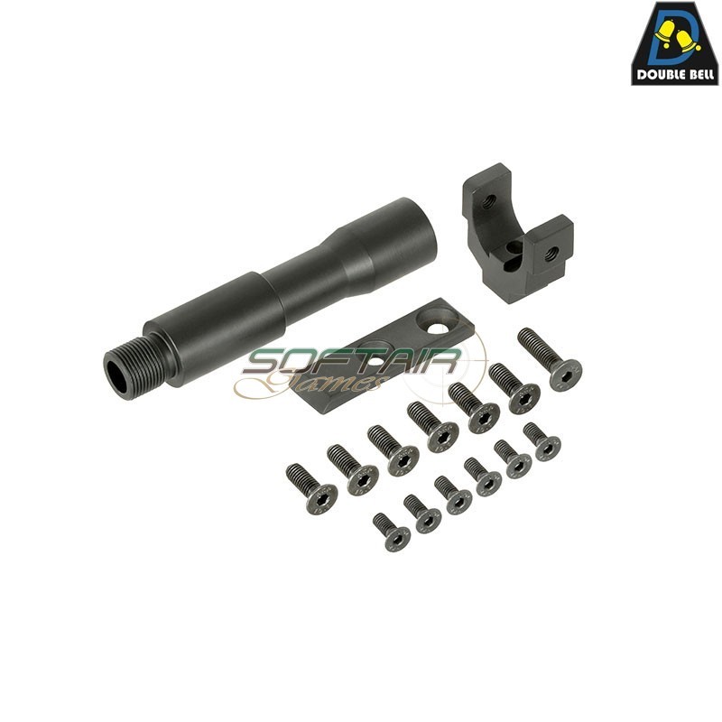 Handguard Rail LC 5" Scar-H BLACK Double Bell (db-s-12-bk)