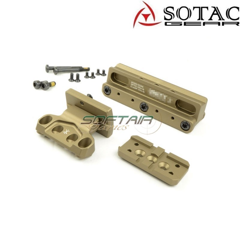 UNT. style COG Scope Mount e mount RMR DARK EARTH Sotac (sg-dh-0563-de)