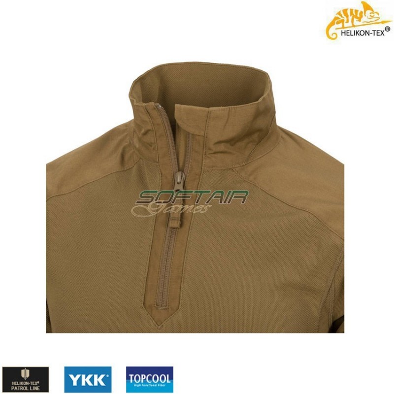MCDU Combat Shirt RAL 7013 nyco ripstop Helikon-tex® (ht-bl-mcd-nr-8102a)