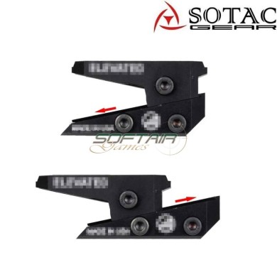Mount slide Ele. style BLACK for T1/T2/RMR/MRO Sotac (sg-jq-056-bk)