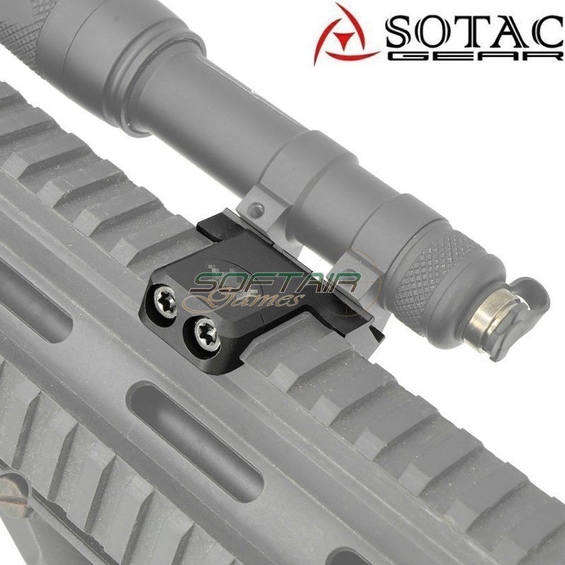 Offset mount BLACK for flashlight M600 Sotac (sg-dh-0600-bk)