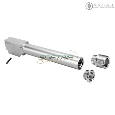Canna esterna Non-Recoil 2 Way SILVER per SIG Sauer M17 P320 GBB Nine Ball (nb-176882)