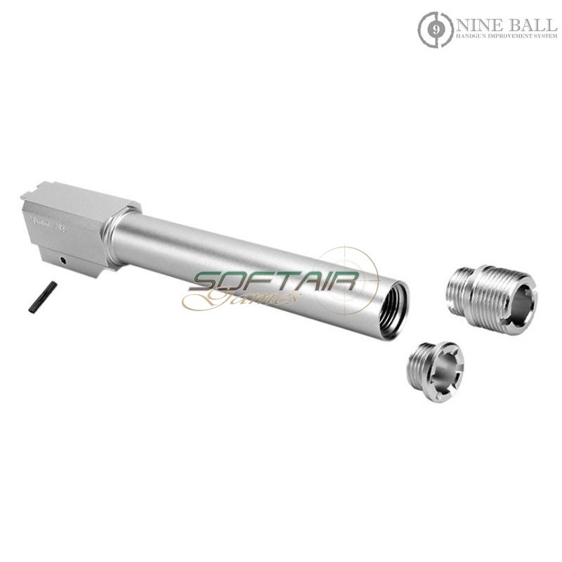 Non-Recoil 2 Way outer barrel SILVER for SIG Sauer M17 P320 GBB Nine Ball (nb-176882)