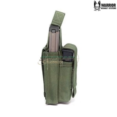 Tasca Open Singola 5.56mm & 9mm Olive Drab Warrior Assault Systems (w-eo-smop-sp-od)