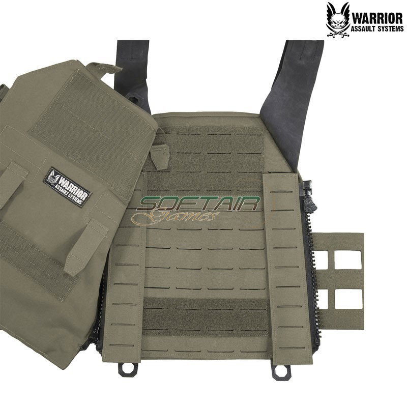 Laser cut Assaulters Back Panel 40mm Ranger Green Warrior Assault Systems (w-lc-abp-mk1-rg)