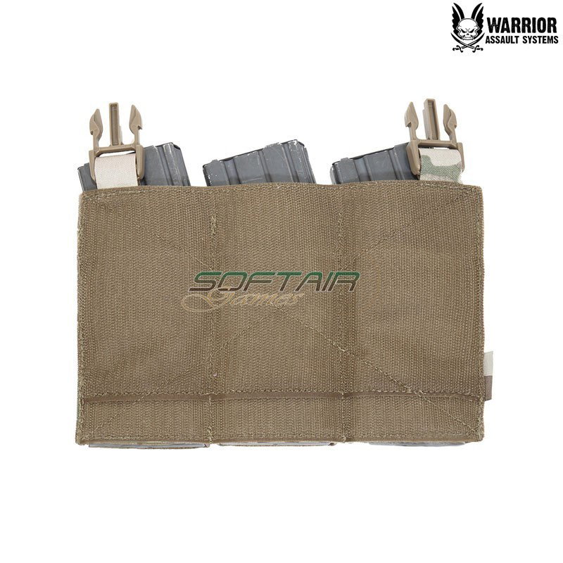 Laser cut pannello detachable tripla Snap Mag 5.56 MULTICAM® Warrior Assault Systems (w-lc-dfp-tsmp-mc)