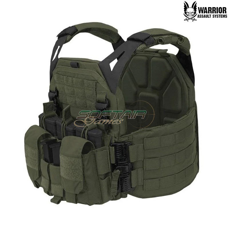 LPC Low Profile Carrier V1 Solid Sides DFP MK1 OLIVE DRAB Warrior Assault Systems (w-eo-lpc-v1-dfp-mk1-od)