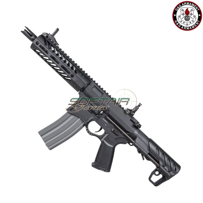 Fucile Elettrico AEG SBR8 7" EMG Seekins Precision BLACK G&G (gg-sbr8emg-7)