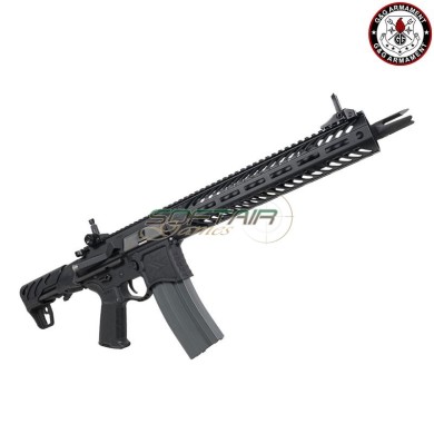AEG Electric Rifle SBR8 12" EMG Seekins Precision BLACK G&G (gg-sbr8emg-12)