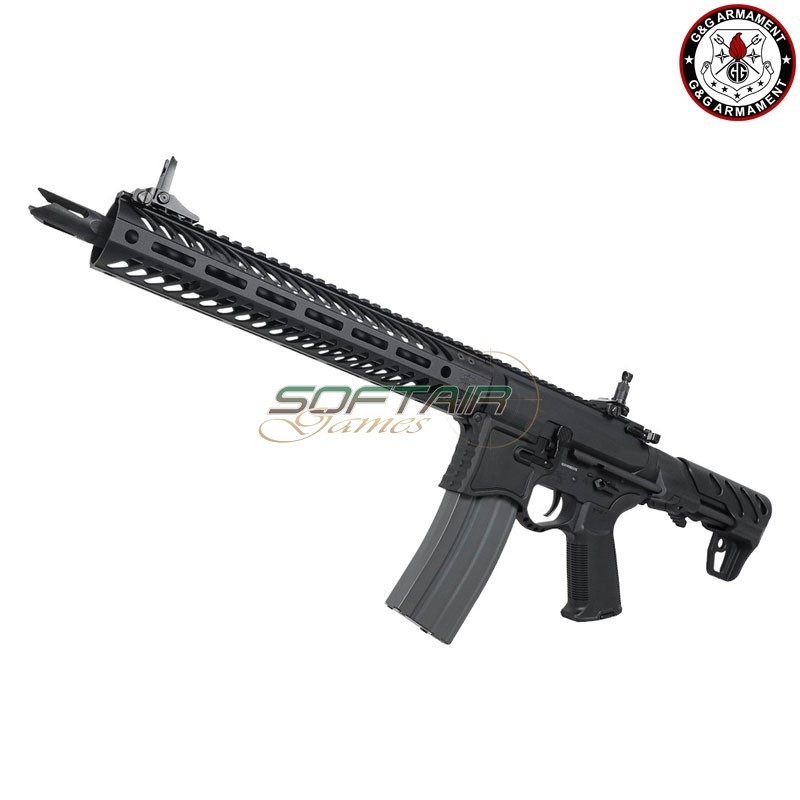 Fucile Elettrico AEG SBR8 12" EMG Seekins Precision BLACK G&G (gg-sbr8emg-12)