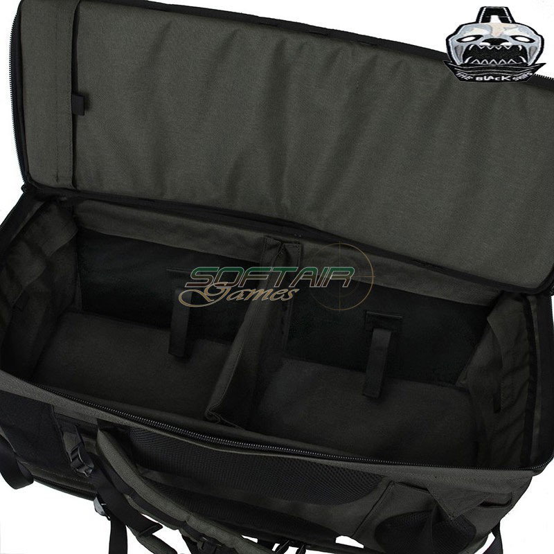 Multipurpose suitcase 75cm Mod.A RANGER GREEN transport as a backpack TheBlackShips (tbs-075-gy)