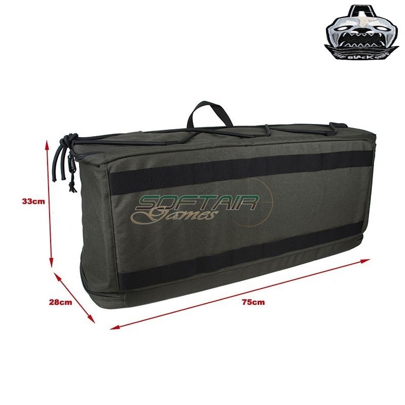 Valigia multiuso 75cm Mod.A RANGER GREEN trasporto a zaino TheBlackShips (tbs-075-gy)
