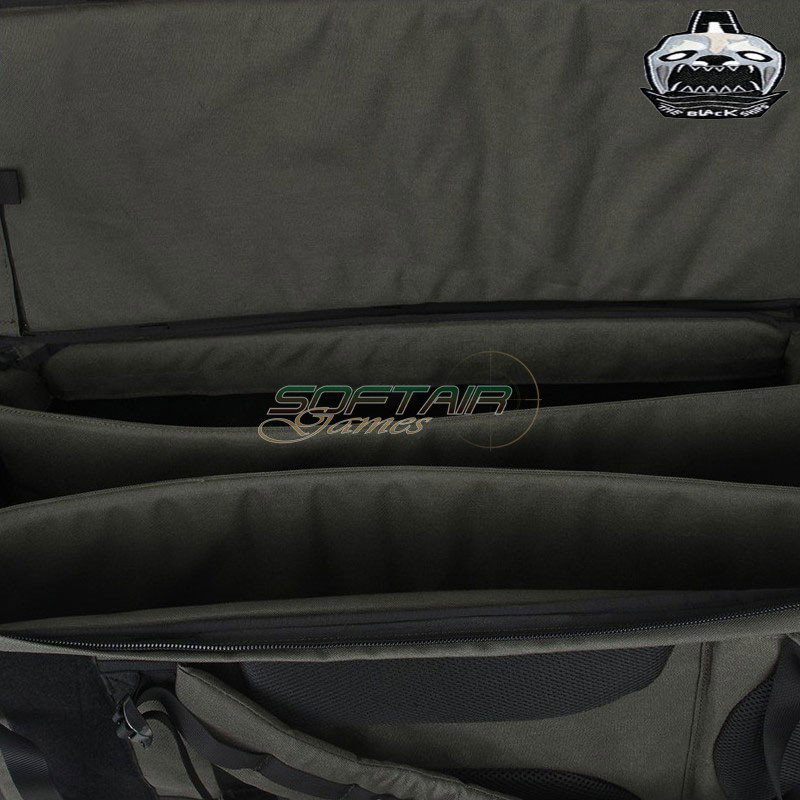 Valigia multiuso 75cm Mod.B RANGER GREEN trasporto a zaino TheBlackShips (tbs-073-gy)