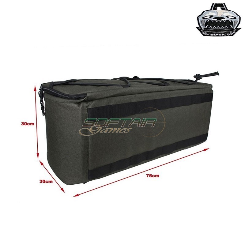Valigia multiuso 75cm Mod.B RANGER GREEN trasporto a zaino TheBlackShips (tbs-073-gy)