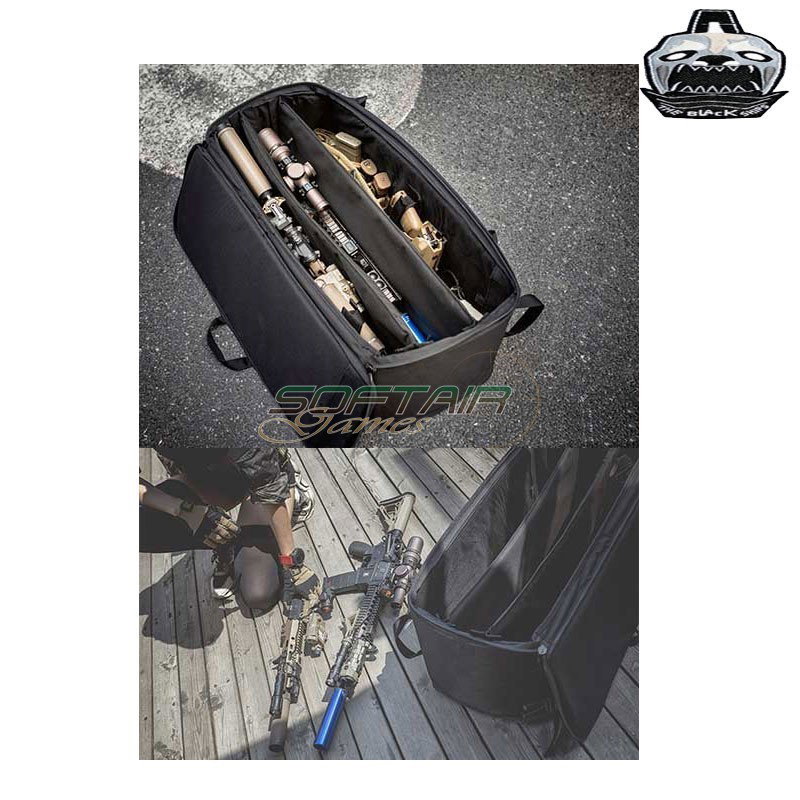 Valigia multiuso 75cm Mod.B BLACK trasporto a zaino TheBlackShips (tbs-073-bk)