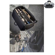 Multipurpose suitcase 75cm Mod.B BLACK transport as a backpack TheBlackShips (tbs-073-bk)