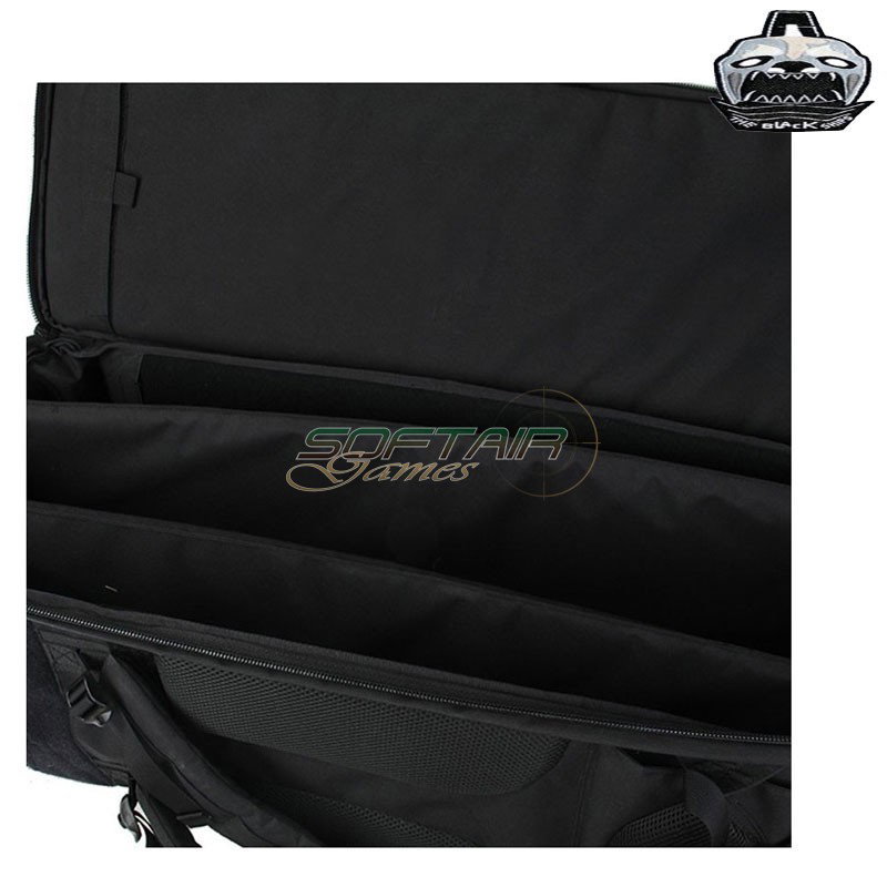 Multipurpose suitcase 75cm Mod.B BLACK transport as a backpack TheBlackShips (tbs-073-bk)