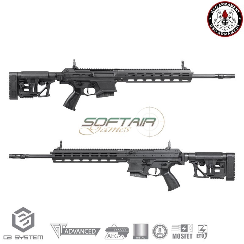 AEG Electric Rifle TR80 DMR BLACK G&G (gg-tr80)