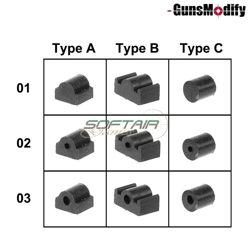 Set 18pz Pressori Hop-Up 9 Parametri per MWS M4 GBB GunsModify (gm0492)