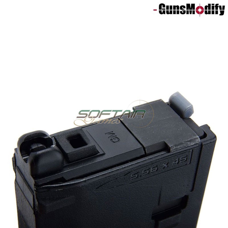 Gas Magazine BLACK 35bb EVO for MWS M4 GBB GunsModify (gm0502-bk)