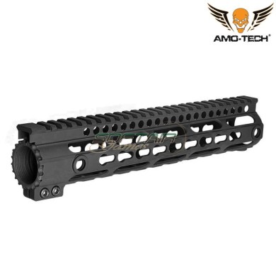 Handguard MI Style 10.5" BLACK Keymod Amo-tech® (amt-r037-bkwo)