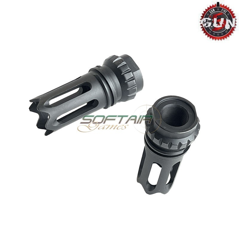 Spegnifiamma Scar Style BLACK Gun Five (gf-034/h010-wo)