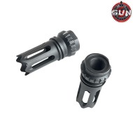 Flash Hider Scar Style BLACK Gun Five (gf-034/h010-wo)