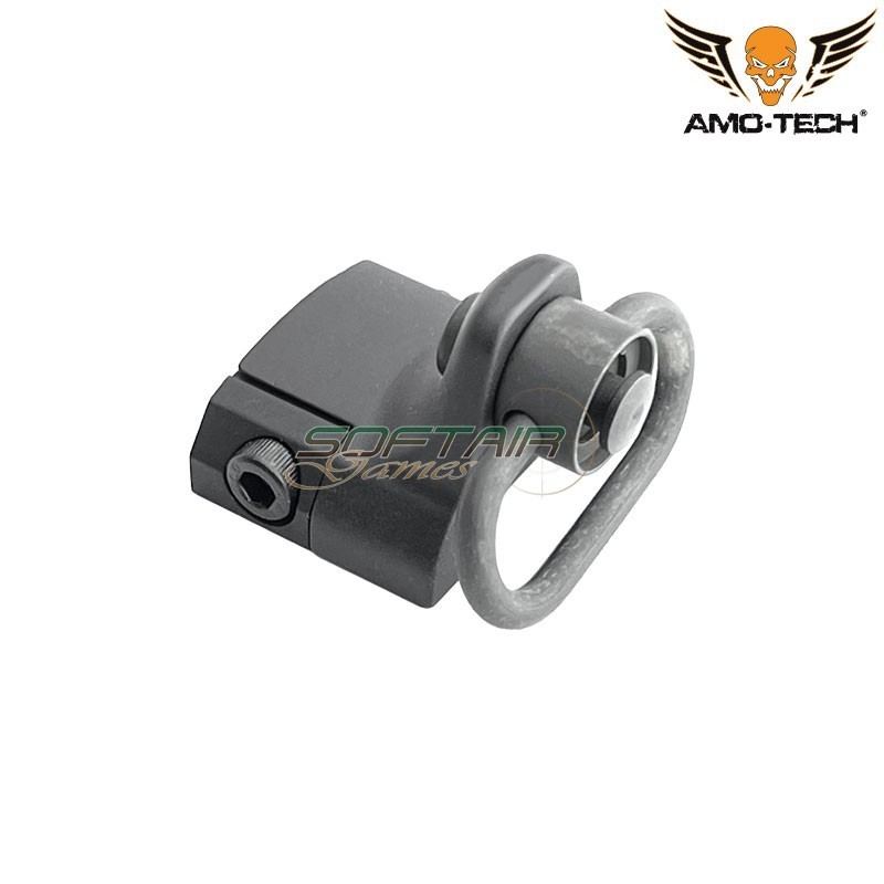 Rail Mount Hand Stop BLACK Amo-tech® (amt-b008-bkwo)