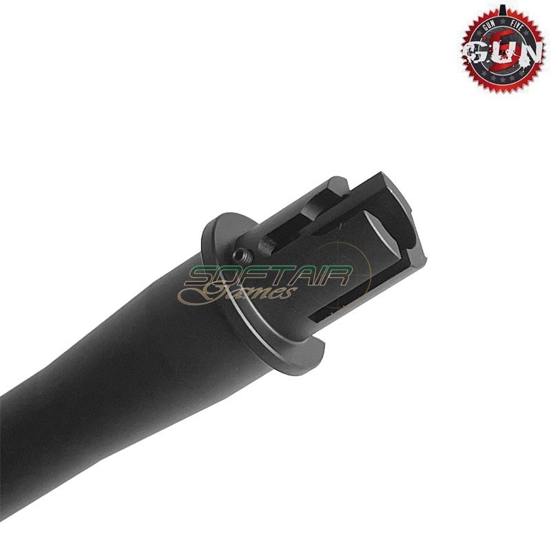 Outer Barrel 10.5" BLACK for AEG Gun Five (gf-s036-bk)