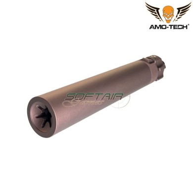 MP7 silencer with flash hider 12mm CW FDE Amo-tech® (amt-s006-cb)
