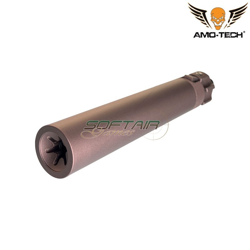 MP7 silencer with flash hider 12mm CW FDE Amo-tech® (amt-s006-cb)