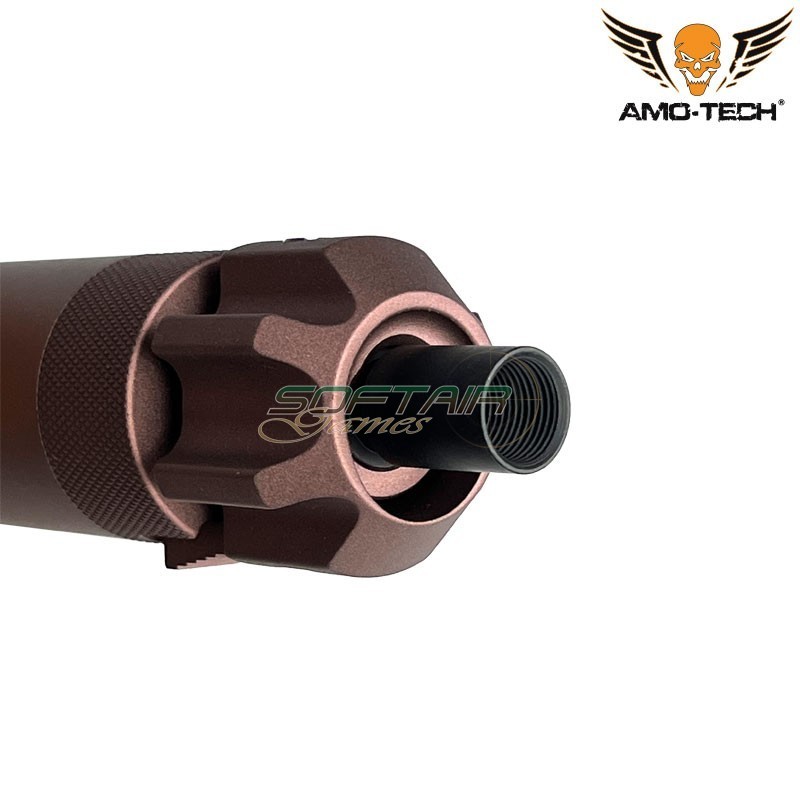 MP7 silencer with flash hider 12mm CW FDE Amo-tech® (amt-s006-cb)