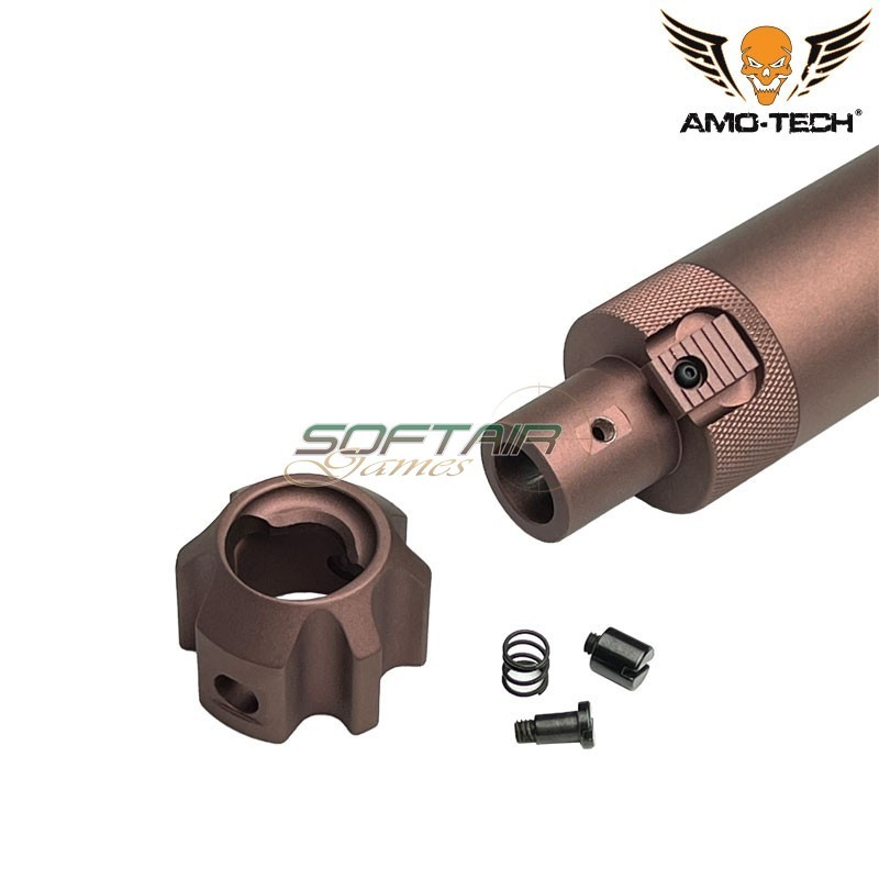 MP7 silencer with flash hider 12mm CW FDE Amo-tech® (amt-s006-cb)