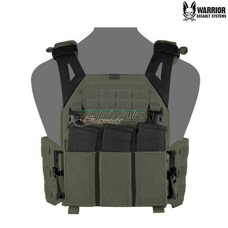 LPC Low Profile Carrier V1 Solid Sides DFP TEMP 5.56 RANGER GREEN Warrior Assault Systems (w-eo-lpc-v1-dfp-temp-rg)